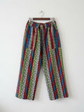 African Print Wide-Leg Trousers – Akwete  Pants with Pockets | Handmade