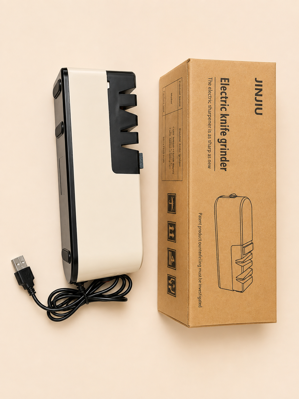 Electric Knife Sharpener – Multi-Stage Kitchen Knife Grinder